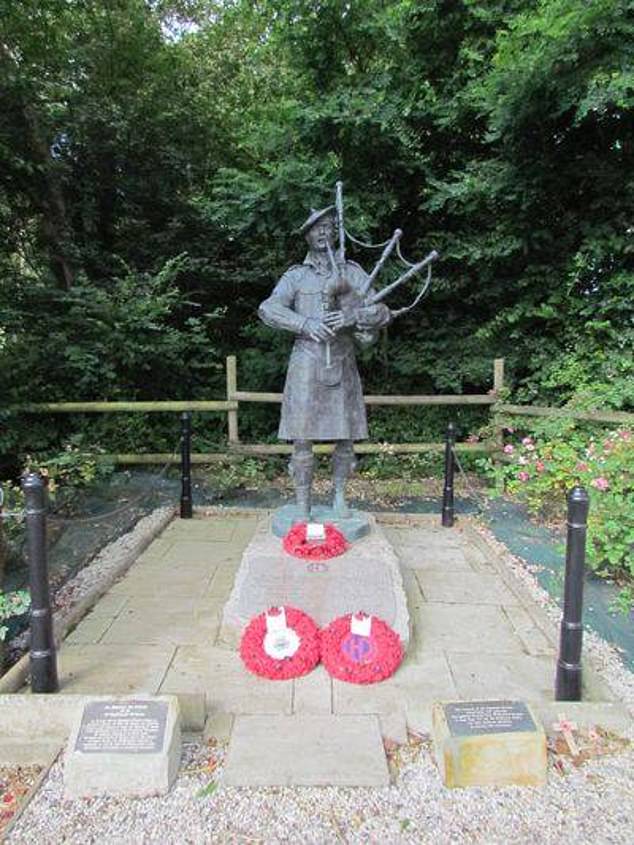 French thieves steal bronze statue remembering the British soldiers who died to liberate their country – a week before D-Day anniversary