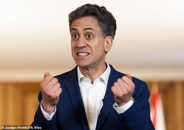 Ed Miliband’s Net Zero ‘nimbyism’ destroying UK industry