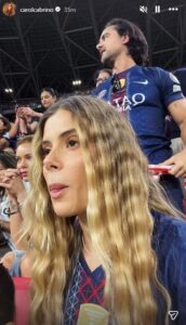 PSG stars joined on the pitch by glamorous WAGs after Champions League glory – as distraught Arsenal stars race back to London with families for Premier League trophy parade