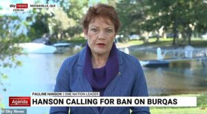 Pauline Hanson sets her sights on Prime Minister role as she doubles down on controversial burqa ban