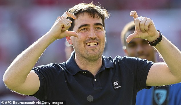 Crystal Palace explore move for new manager target, with Andoni Iraola now expected to replace sacked Arne Slot at Liverpool