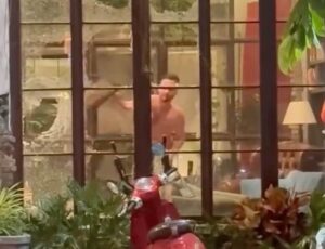 Bizarre moment Aussie tourist is arrested in Vietnam wearing only his underwear after ‘erupting in a violent rage and smashing up an entire cafe’