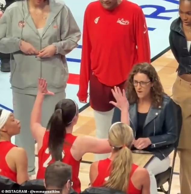 Angry Caitlin Clark clashes with her coach as WNBA star has another bad game… and her fierce rival is up next to inflict more misery