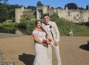 Newlywed couple are left homeless after huge fire ’caused by extension lead’ tore through their maisonette