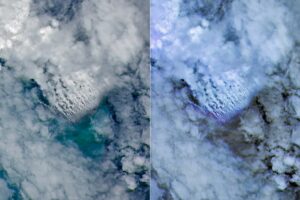 New Eruption in the Bismarck Sea