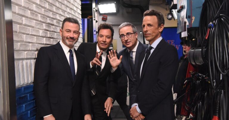 Late Night Hosts Roast Jimmy Kimmel Over Trump Drama