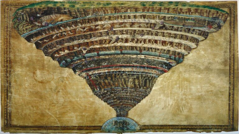 Does Dante’s Inferno from the 14th century depict an asteroid impact?