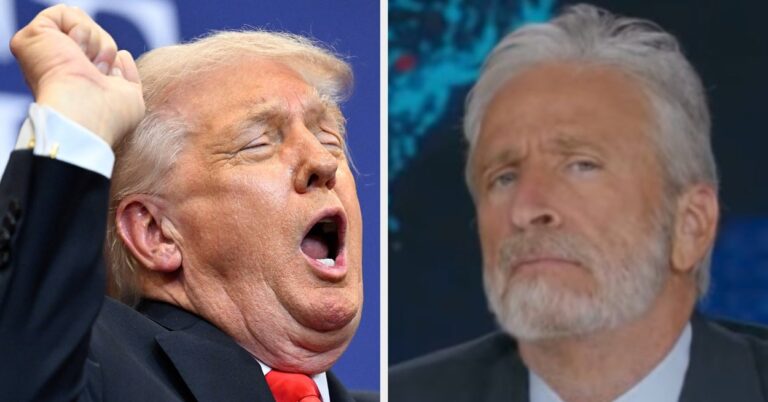 "The Daily Show" Audience Erupted At Jon Stewart's 1 Damning Question For Trump
