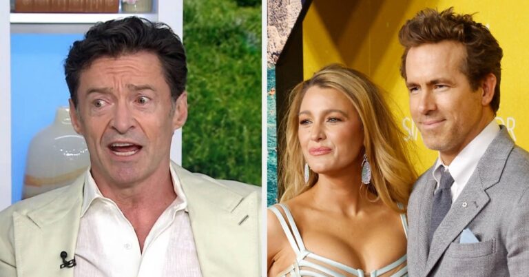 Hugh Jackman Joked That He Asked For Ryan Reynolds’ Permission Before Helping Blake Lively Avoid An Awkward Wardrobe Malfunction At The Met Gala