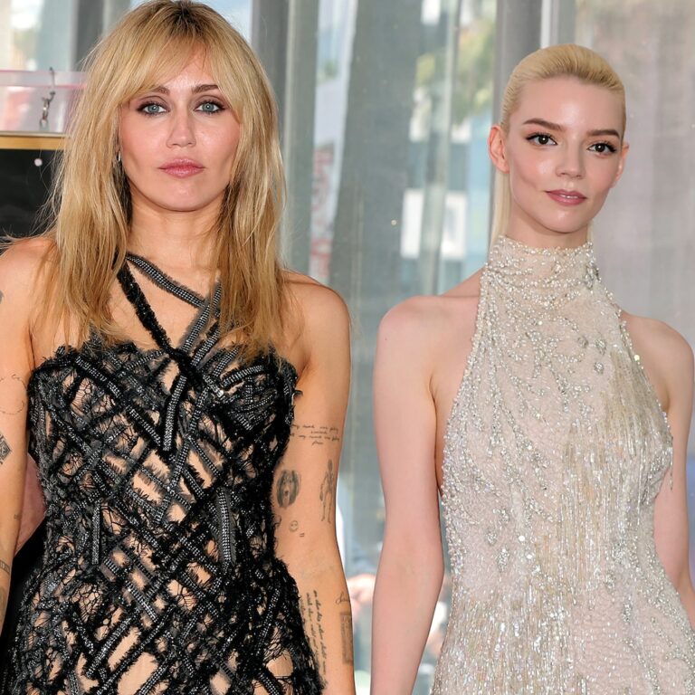 Miley Cyrus Walk of Fame Ceremony: Anya Taylor-Joy Details Friendship