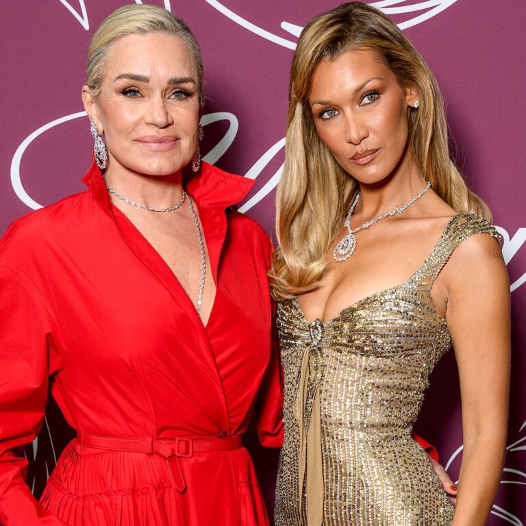 Yolanda Hadid Makes Rare Appearance With Bella Hadid at Cannes