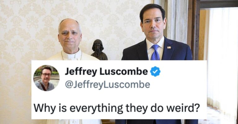 The Pope Had The Funniest Two-Word Response To Marco Rubio's Weird Gift