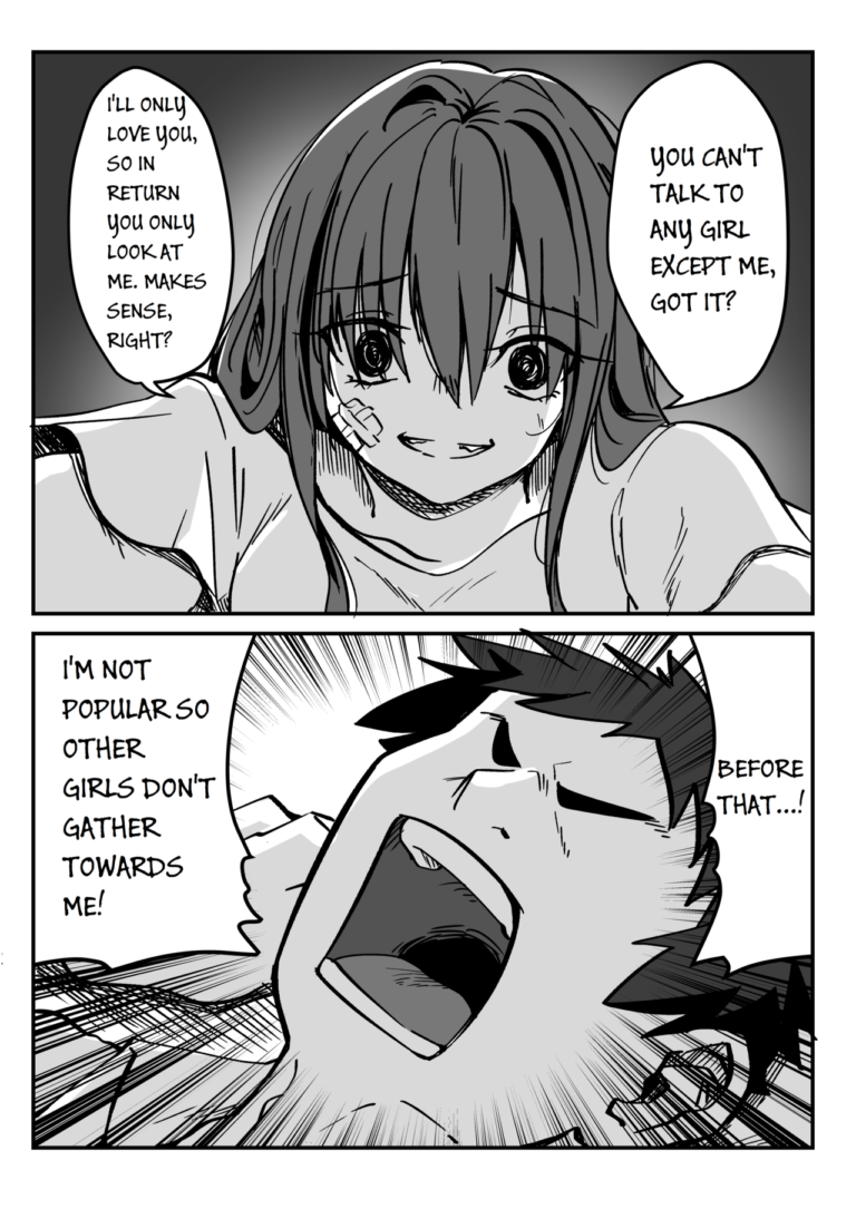 When the yandere's victim is actually into it.