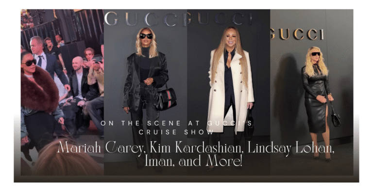 On the Scene at Gucci’s Cruise Show in New York City: Mariah Carey, Kim Kardashian, Lindsay Lohan, Iman, and More!
