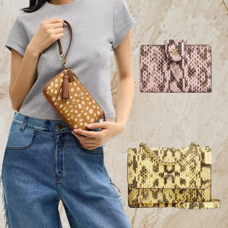 Coach Animal Print Bags Trend: Snakeskin, Cow Print