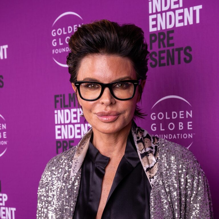 Lisa Rinna Debuts Curly Blonde Hair Transformation at Red Carpet Premiere