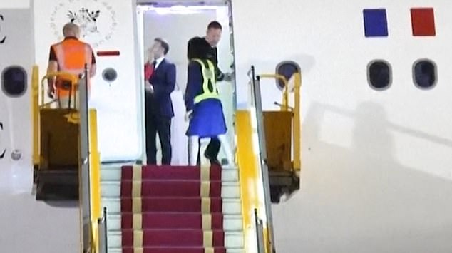Brigitte Macron’s infamous ‘slap’ of Emmanuel ‘was sparked when she saw a message sent to him from Iranian actress’, new book claims