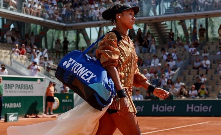 Naomi Osaka Wore Two Custom Kevin Germanier Upcycled Nike Looks at Roland Garros 2026