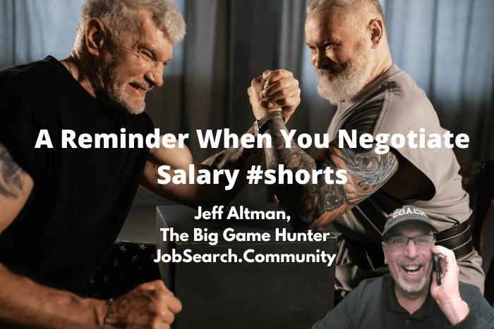 A Reminder When You Negotiate Salary #shorts
