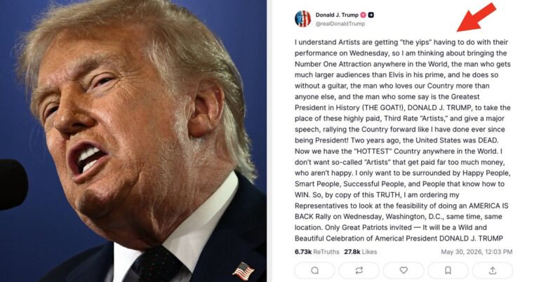 After Nearly Every Performer Dropped Out Of Trump's Great American State Fair, Here's How Trump Responded