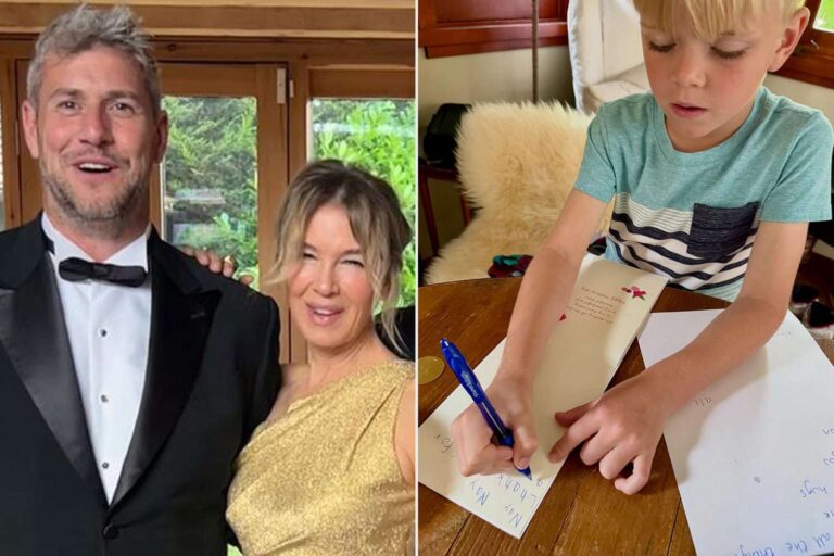 Ant Anstead Shares Sweet Photo of Son Hudson, 6, Writing Mother's Day Card for Girlfriend Renée Zellweger