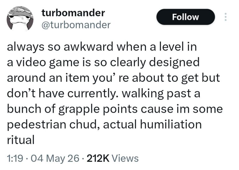 Bro has arcade energy.