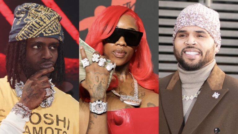 Cozy Photos W/ Chris Brown, Chief Keef Reacts