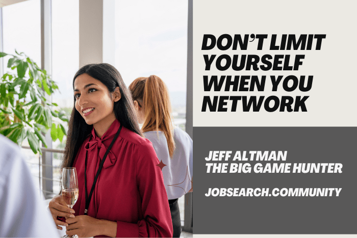 Don’t Limit Yourself When You Network #shorts