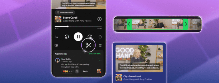 Spotify now lets you ‘clip’ moments from your favorite podcast