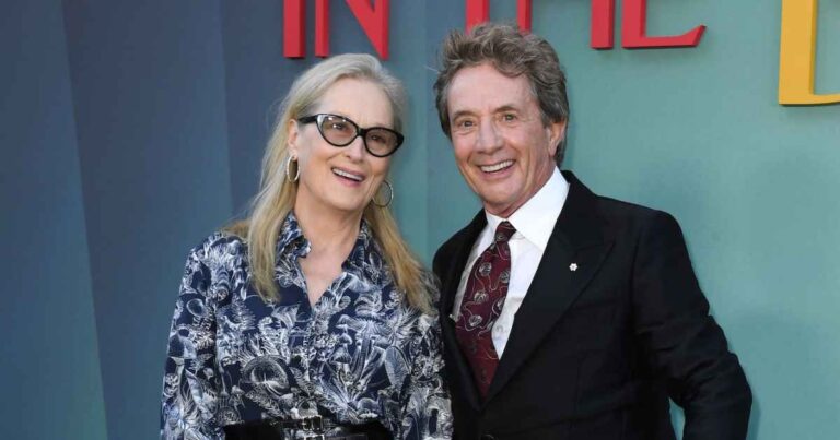 Meryl Streep and Martin Short Sit Intimately in Restaurant