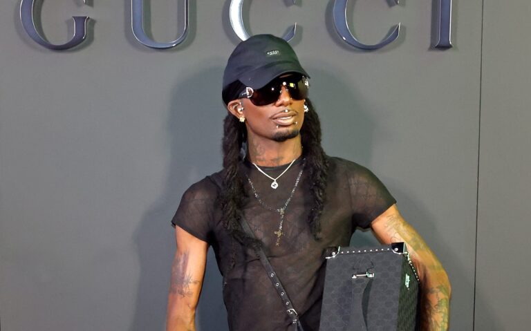 Playboi Carti Steps Out With New Lady At Gucci Event