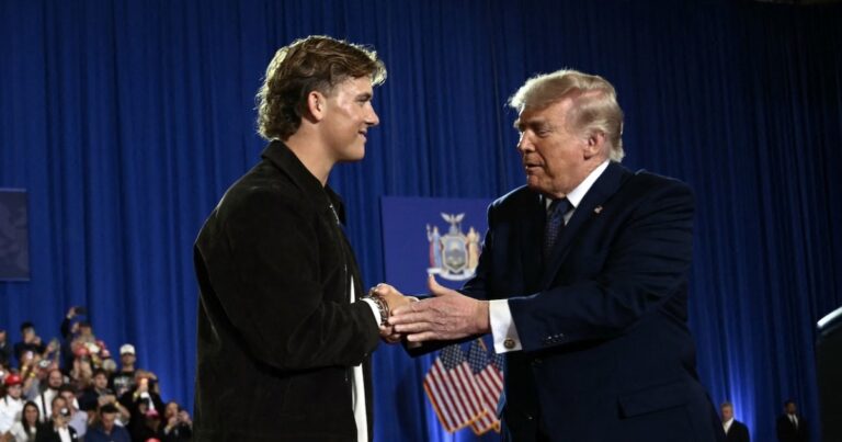 Donald Trump Weighs In On Jaxson Dart’s Rally Attendance