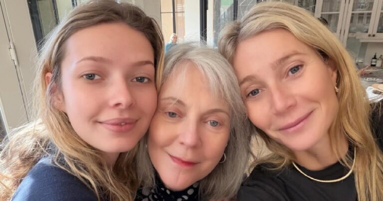 Gwyneth Paltrow Posts Mother’s Day Selfie With Apple and Mom