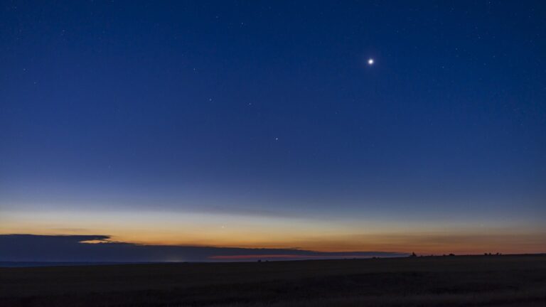 What’s that bright light after sunset? Venus is dazzling the evening sky right now