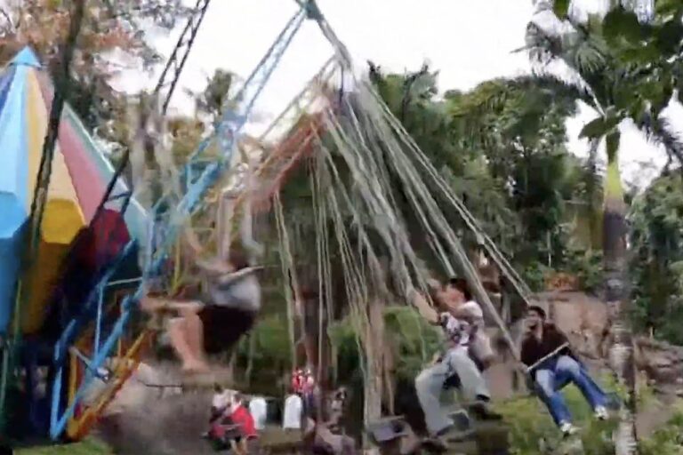 At Least 5 Theme Park Goers Injured After Swing Ride Topples Over, Leaving Riders Crashing to the Ground