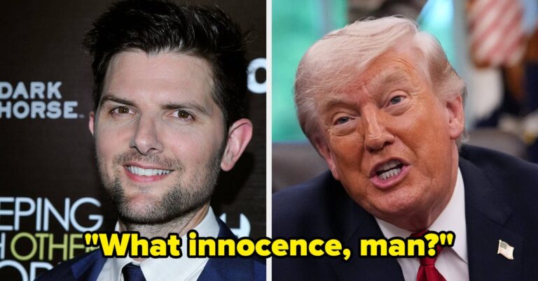 People Are Debating Adam Scott’s Claim That America “Lost What Was Left Of Its Innocence” When Trump Entered Politics, And The Discourse Is Fascinating