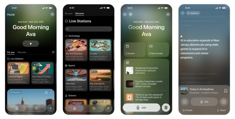 Audio-generation app Huxe, founded by former NotebookLM developers, shuts down