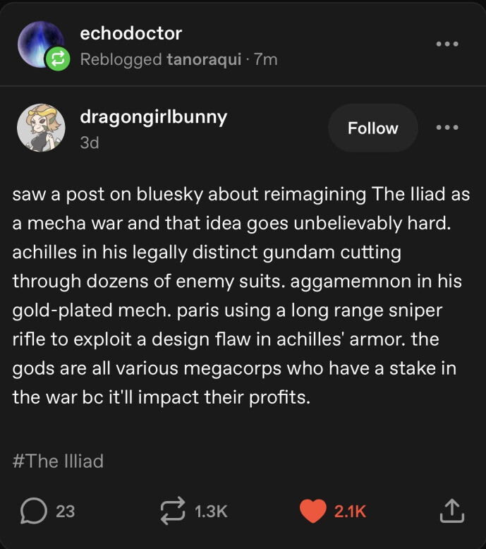 I don't like mecha anime but it would be interesting