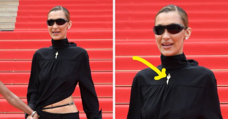 Bella Hadid Wears Palestine Necklace At Cannes
