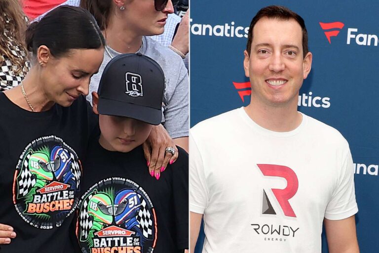 Kyle Busch's Wife, Kids, Parents and Brother Gather at Coca-Cola 600 for Emotional Tribute with Thousands of Fans