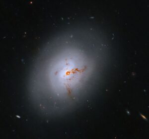 New NASA Hubble image captures a rare, turbulent galaxy
