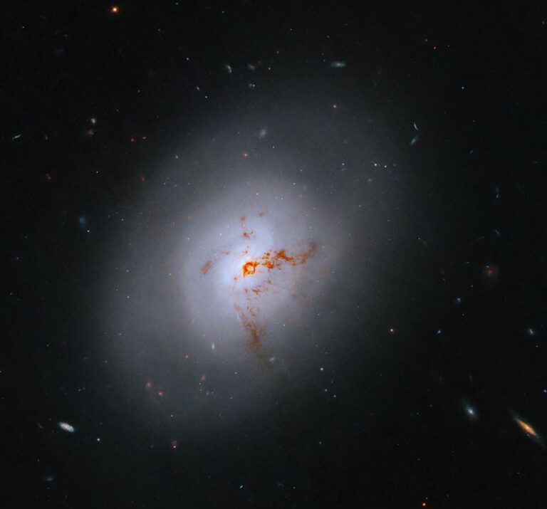 New NASA Hubble image captures a rare, turbulent galaxy