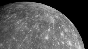 Where did Mercury get its water ice? Maybe from a slow asteroid impact in a single Mercurian day
