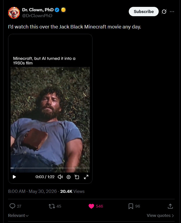 minecraft movie