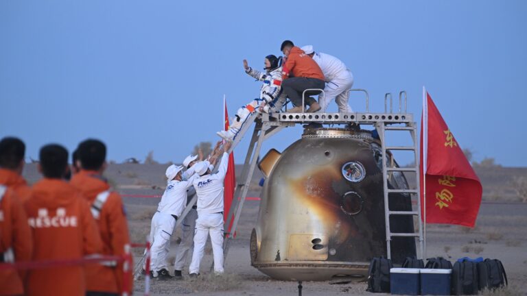 China’s Shenzhou 21 astronauts return to Earth after being briefly ‘stranded’ (video)