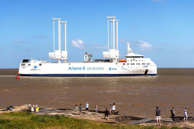 Wind-assisted cargo ships could more than halve shipping emissions