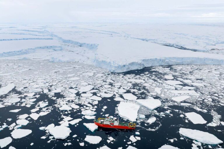 The ‘doomsday’ glacier’s giant ice shelf is about to break away