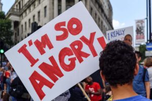 Political anger affects the body differently to other forms of anger