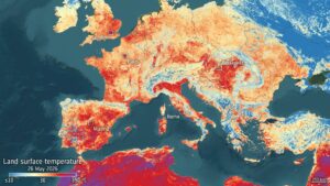 Record-breaking Europe heat wave from space photo of the day for May 29, 2026