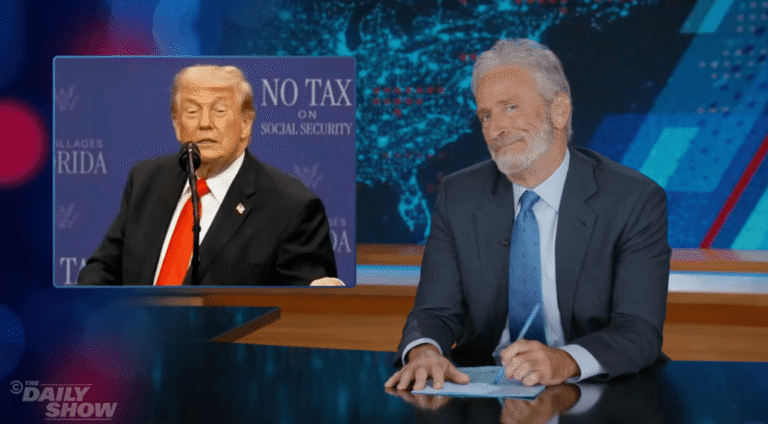 Jon Stewart On Trump’s Eschewal Of Congressional War Approval